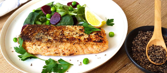 Porcini Crumbed Salmon Recipe