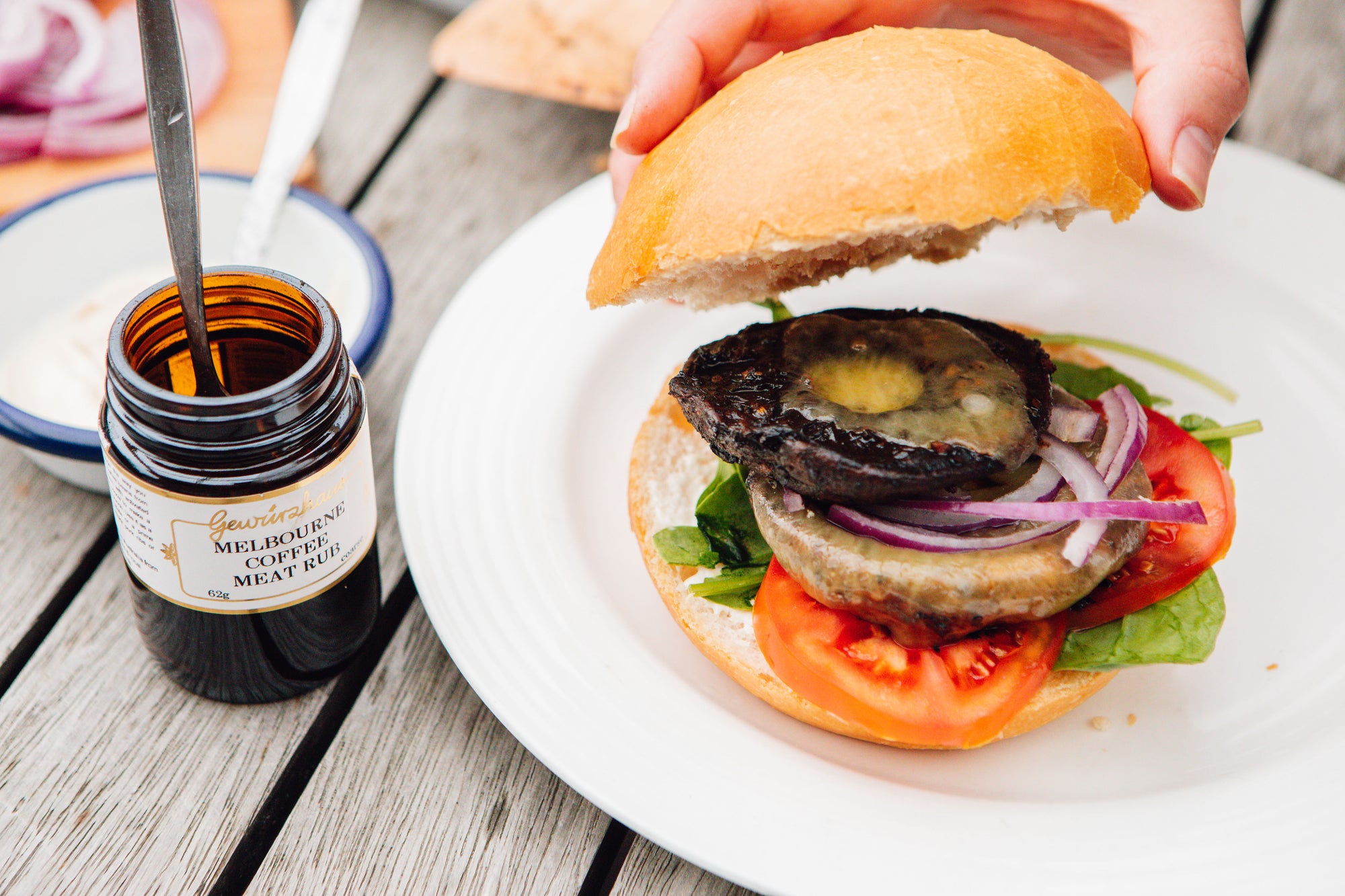 Grilled Portobello Mushroom Burger Recipe