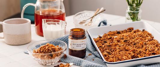 Hot Cross Bun Spiced Toasted Granola - Gewürzhaus