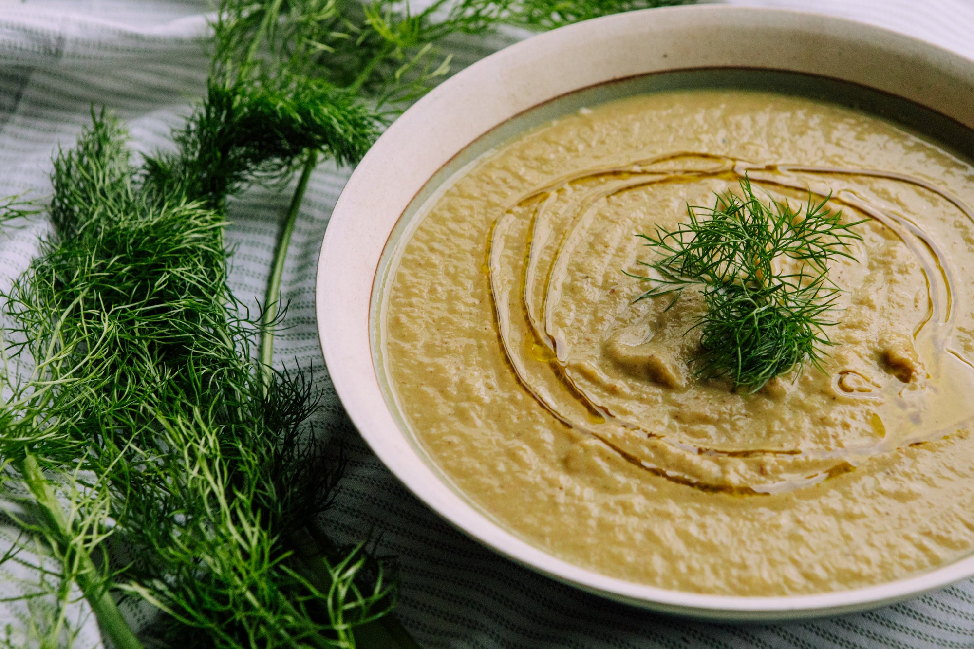 Roasted Fennel Apple Almond Soup Recipe