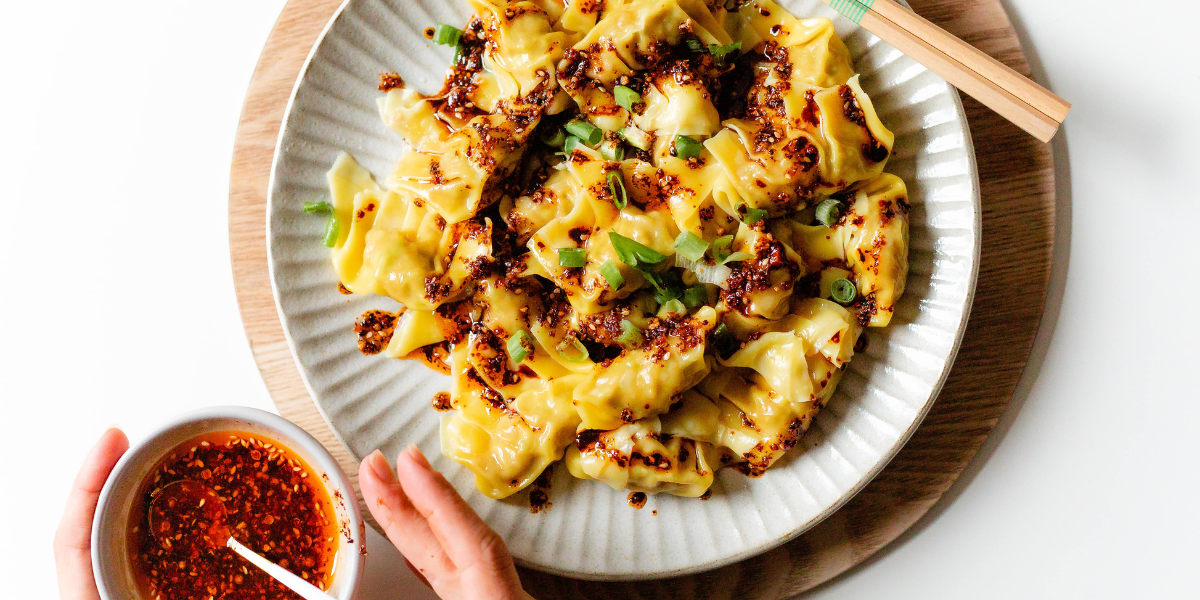 Sichuan Spicy Pork Wontons recipe