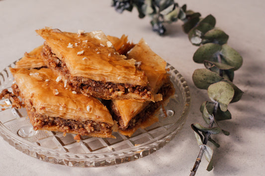 Hot Cross Bun Spiced Baklava with Easter Bun Tea Syrup recipe