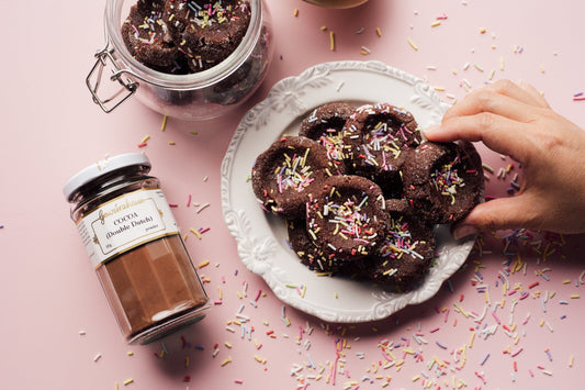 Chocolate Crinkle Sprinkle Cookies recipe