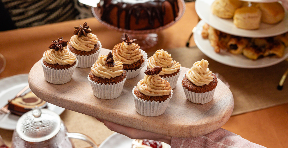 Chai Honey Mini Cupcakes recipe