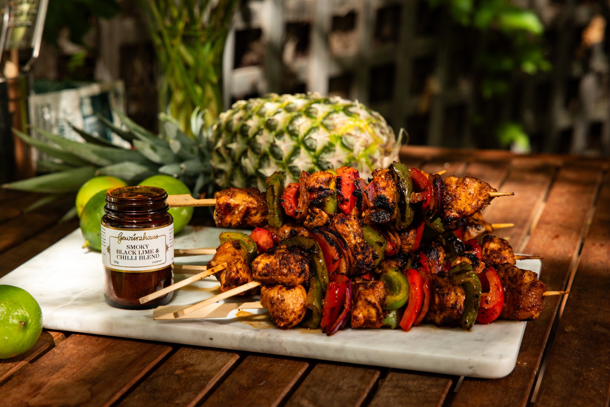 Chicken Fajita Skewers