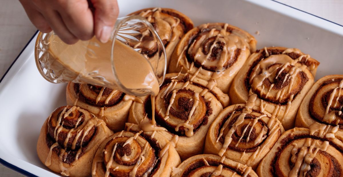 Hot Cross Bun Coffee Scrolls 