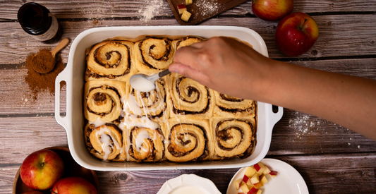 Apple and Walnut Spiced Scrolls