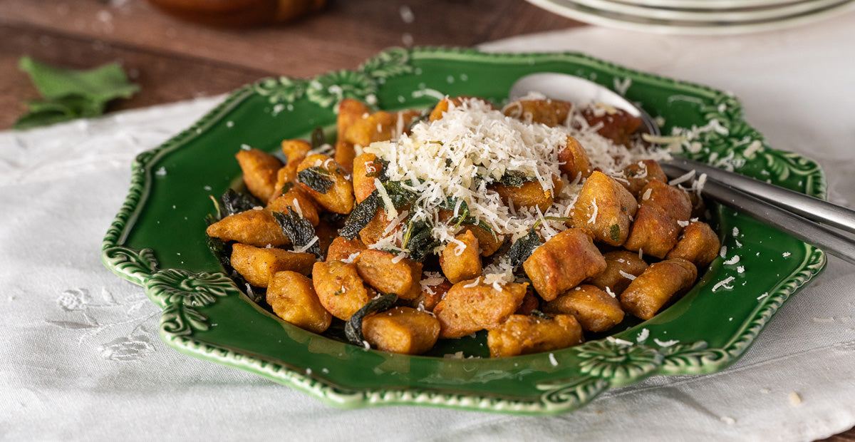 Pumpkin Gnocchi in Burnt Butter & Sage Recipe