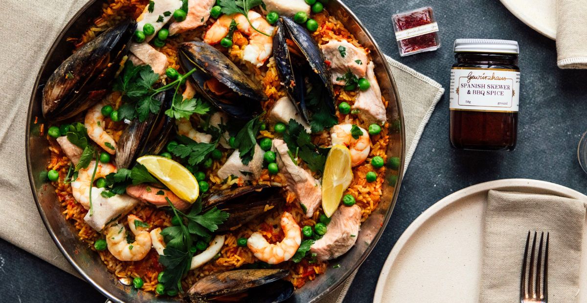 Spanish Seafood Paella Recipe