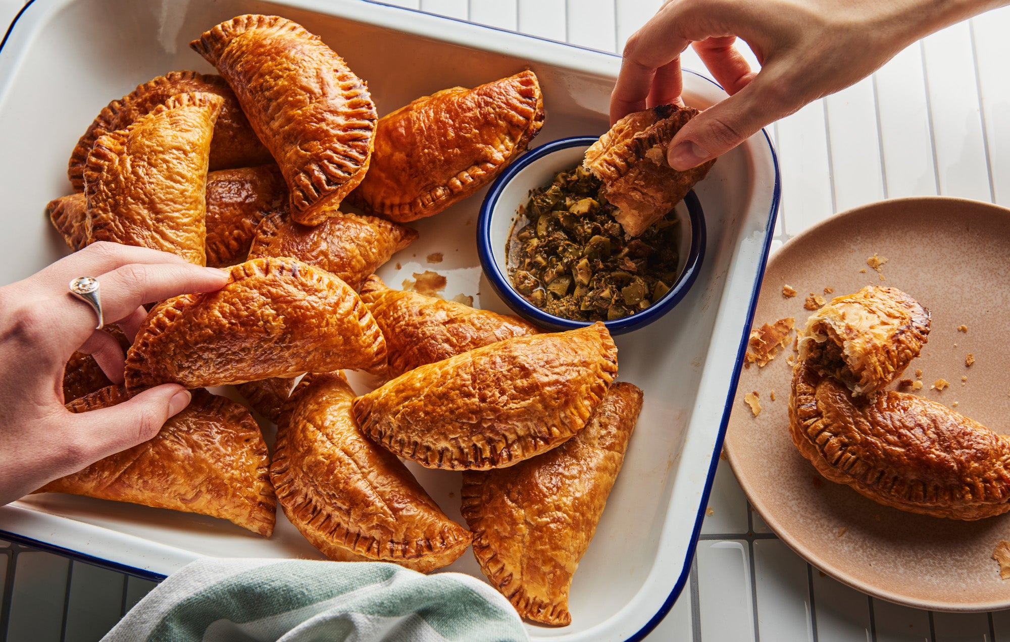 Beef Empanadas with Chimichurri Dipping Sauce Recipe