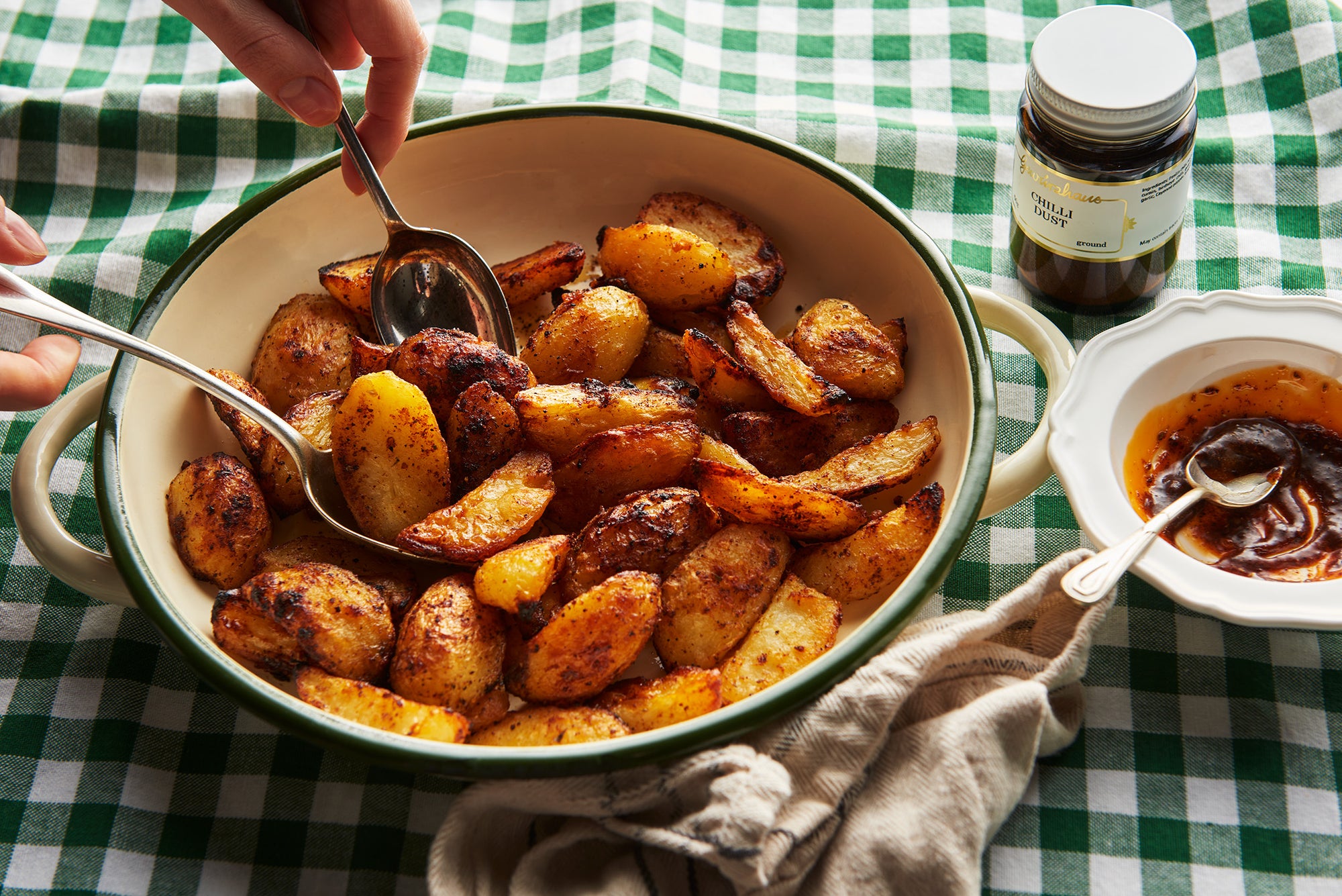 Hot Honey Potatoes