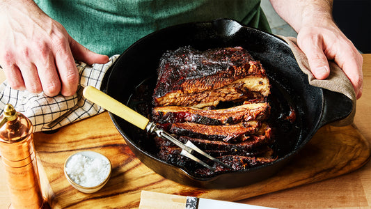 Sweet and Smoky Beef Brisket with Zesty Apple Slaw