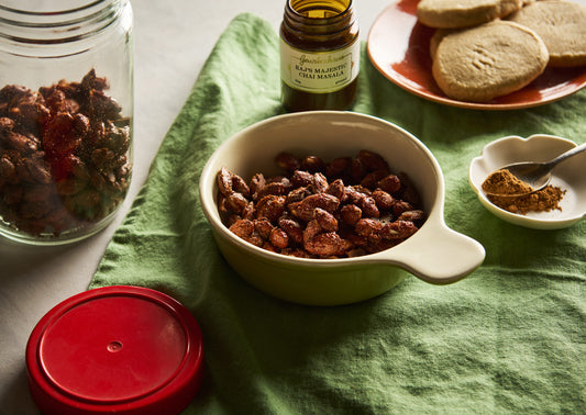 Raj's Chai Almonds Recipe