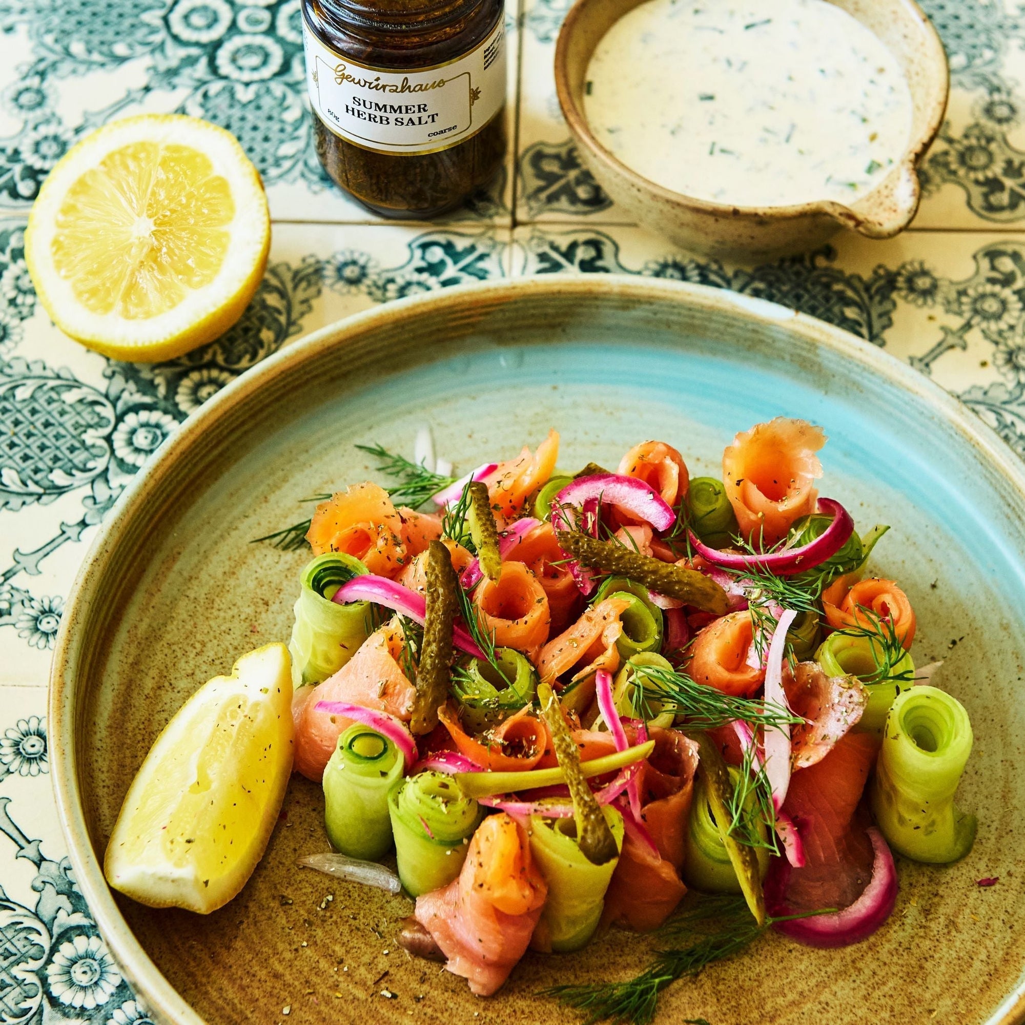 Smoked Salmon & Summer Herb Salt Dip