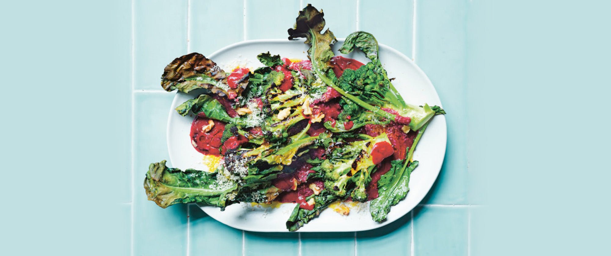 Alice Zaslavsky's Broccoli Steaks with Tkemali - Gewürzhaus