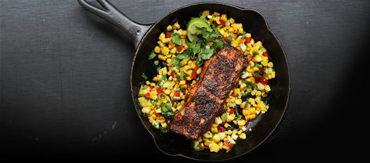 Blackened Fish with Corn Salsa - Gewürzhaus