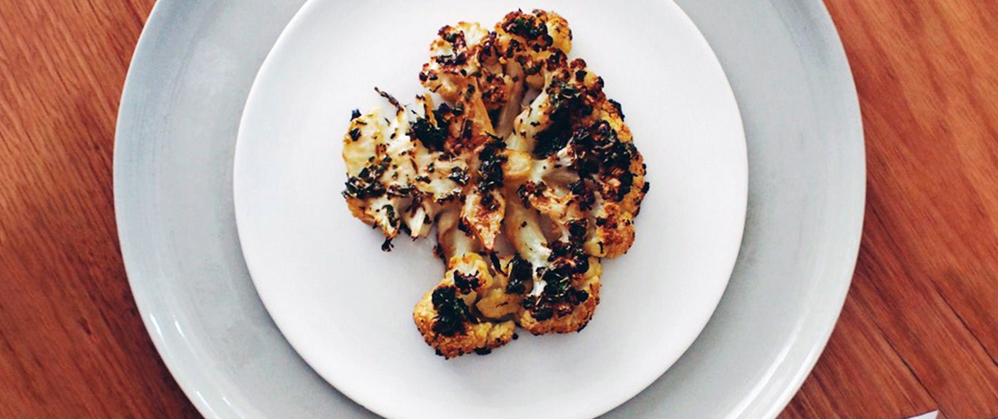 Cauliflower Steaks with Chimichurri Sauce - Gewürzhaus