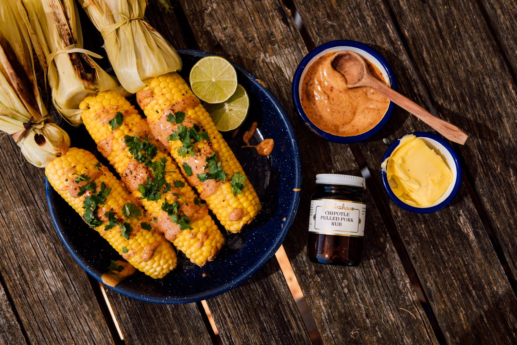 Grilled Corn with Chipotle Mayonnaise - Gewürzhaus