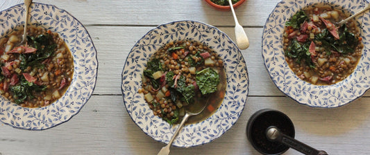 Hearty Pork, Lentil & Cavolo Nero Soup - Gewürzhaus