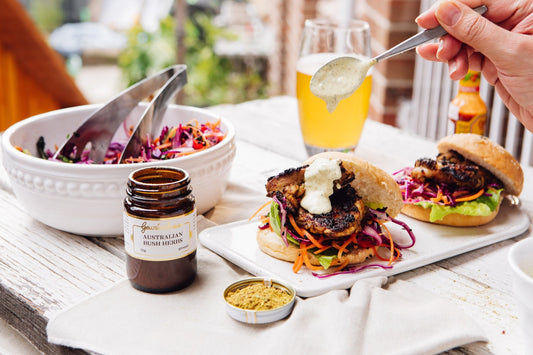 Herbed Chicken Burger with Lemon Mayo - Gewürzhaus