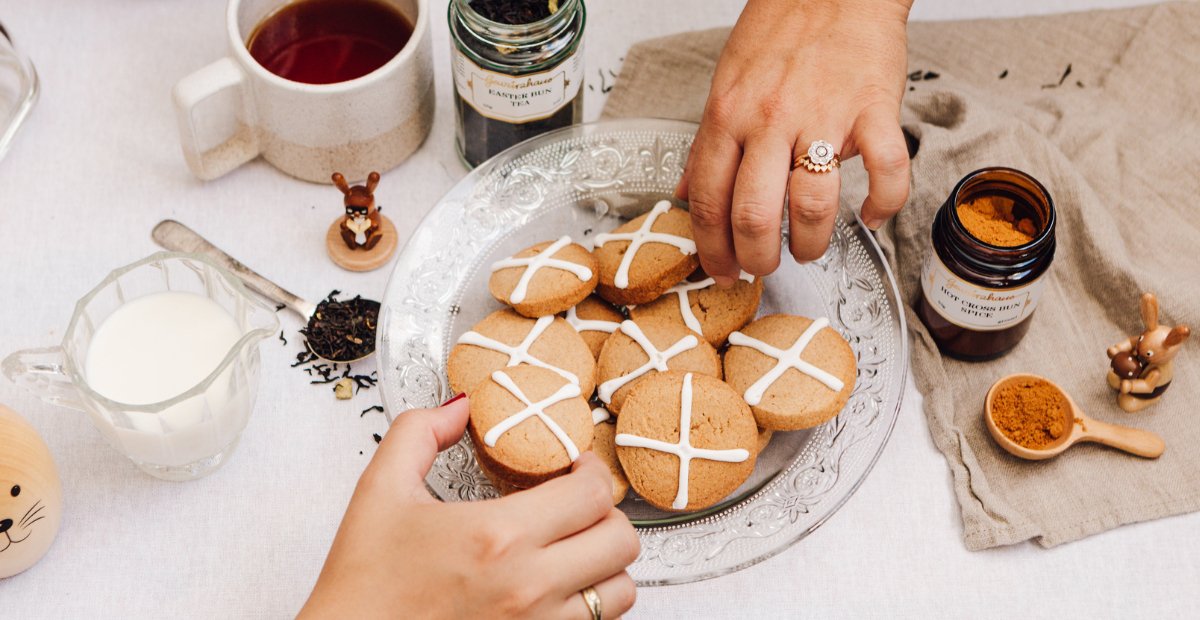 Hot Cross Bun Spiced Cookies - Gewürzhaus