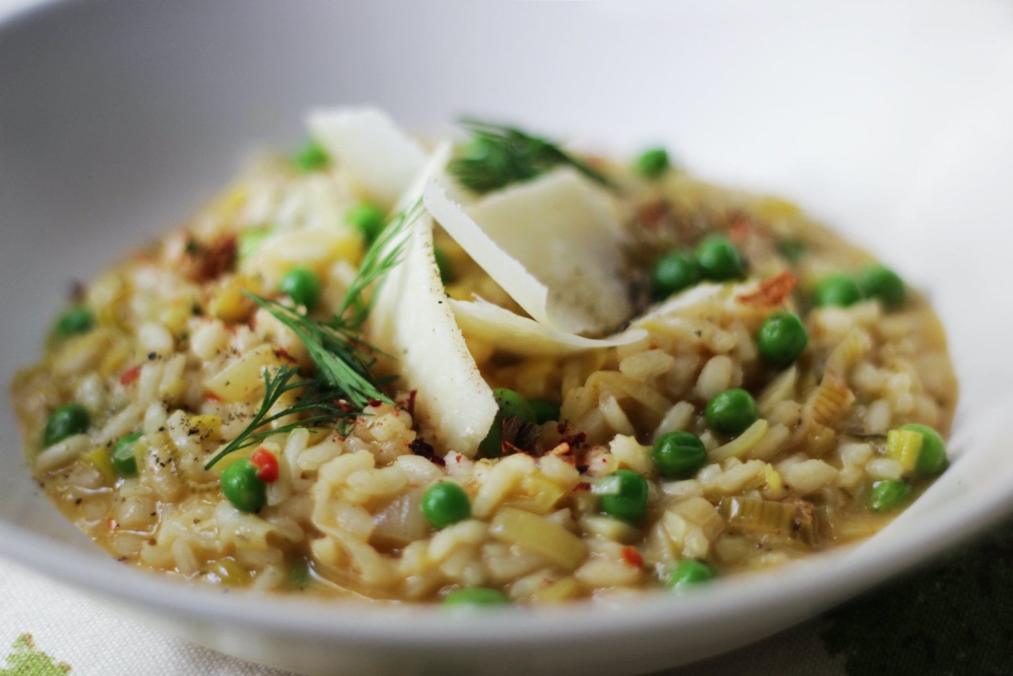 Leek & Pea Risotto - Gewürzhaus