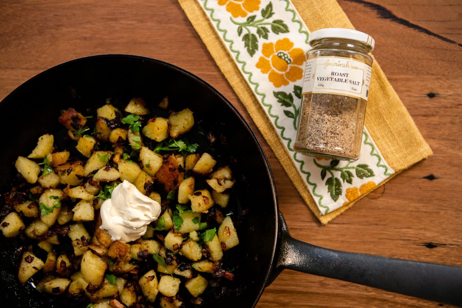 Leftover Dumpling Hash with Onion & Bacon - Gewürzhaus