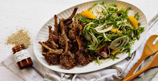 Lemon and parsley lamb cutlets with fennel & orange salad - Gewürzhaus