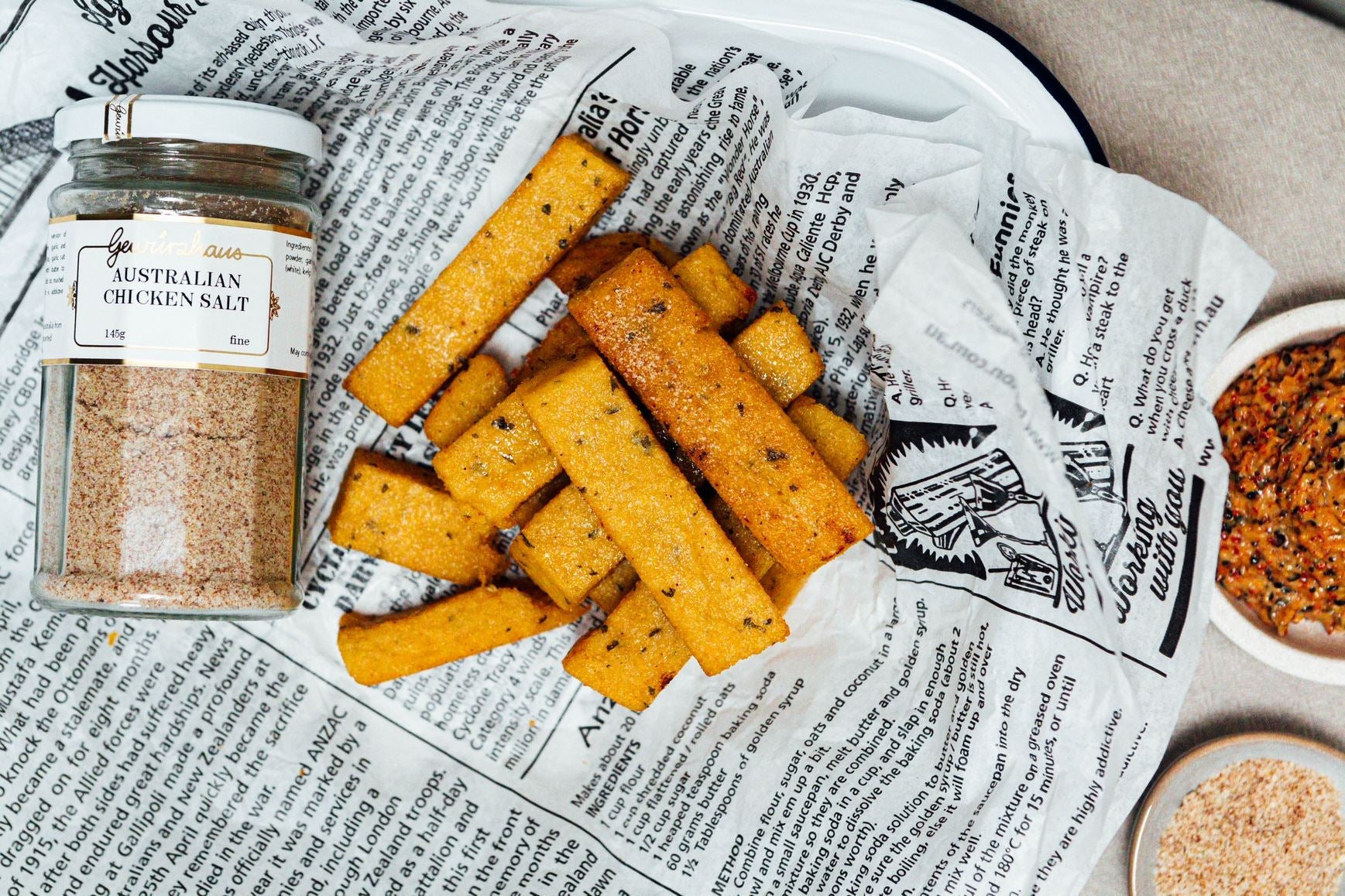 Polenta Chips with Togarashi Mayo - Gewürzhaus