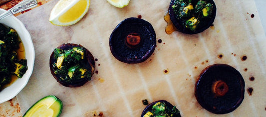 Portobello Mushrooms with Chimichurri Avocado - Gewürzhaus