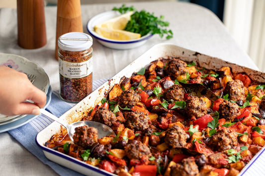 Spanish Meatball (Albondigas) Tray Bake - Gewürzhaus