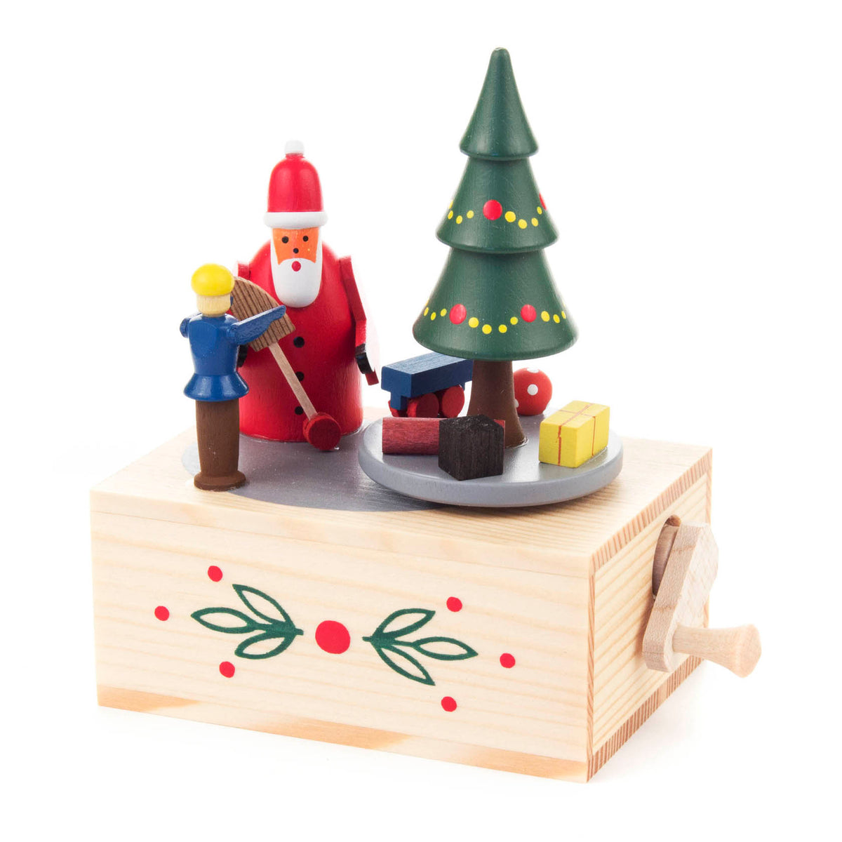 Music box Santa and Christmas Tree