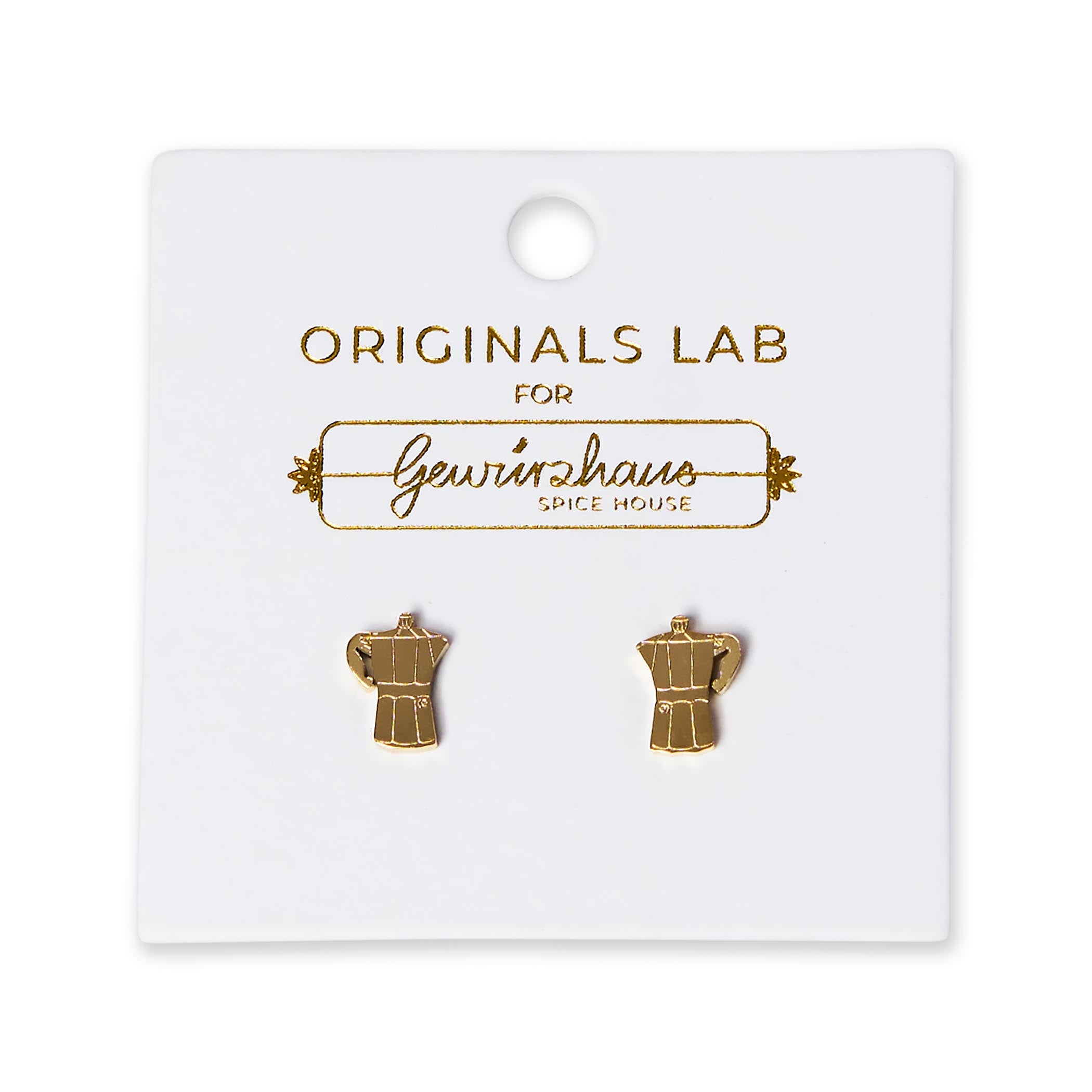 Bialetti Stud Earring 18K Gold Plated