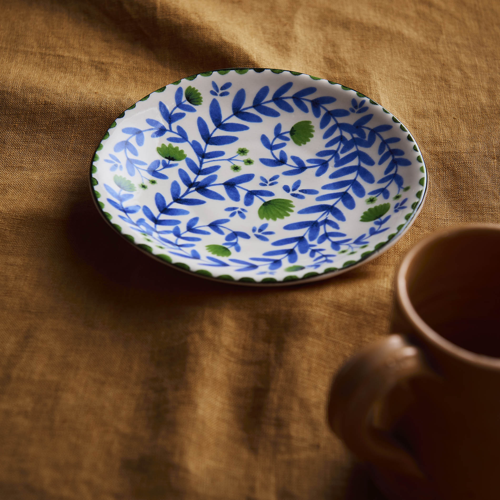 Gewürzhaus - Indigo Ceramic Plate Green