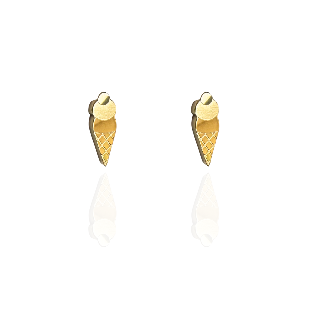 Gelato Stud Earring 18K Gold Plated