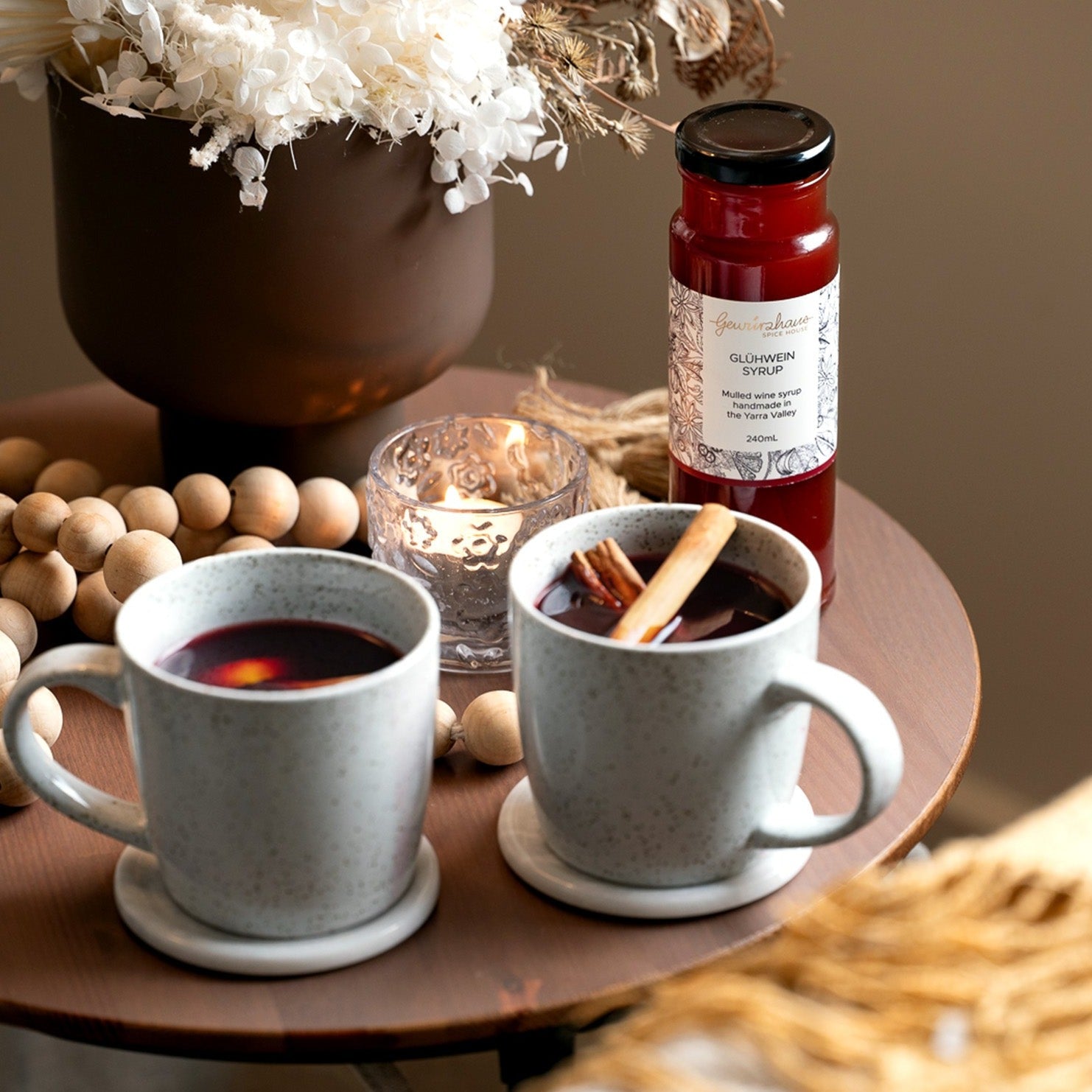 Gluhwein Syrup with mulled wine