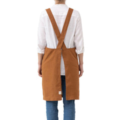 Linen Crossback Apron