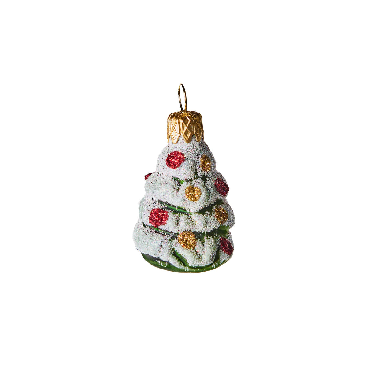 Hand Blown Hanging, Mini Christmas Tree