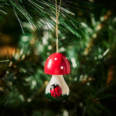 Hanging Tree Ornament Mushroom