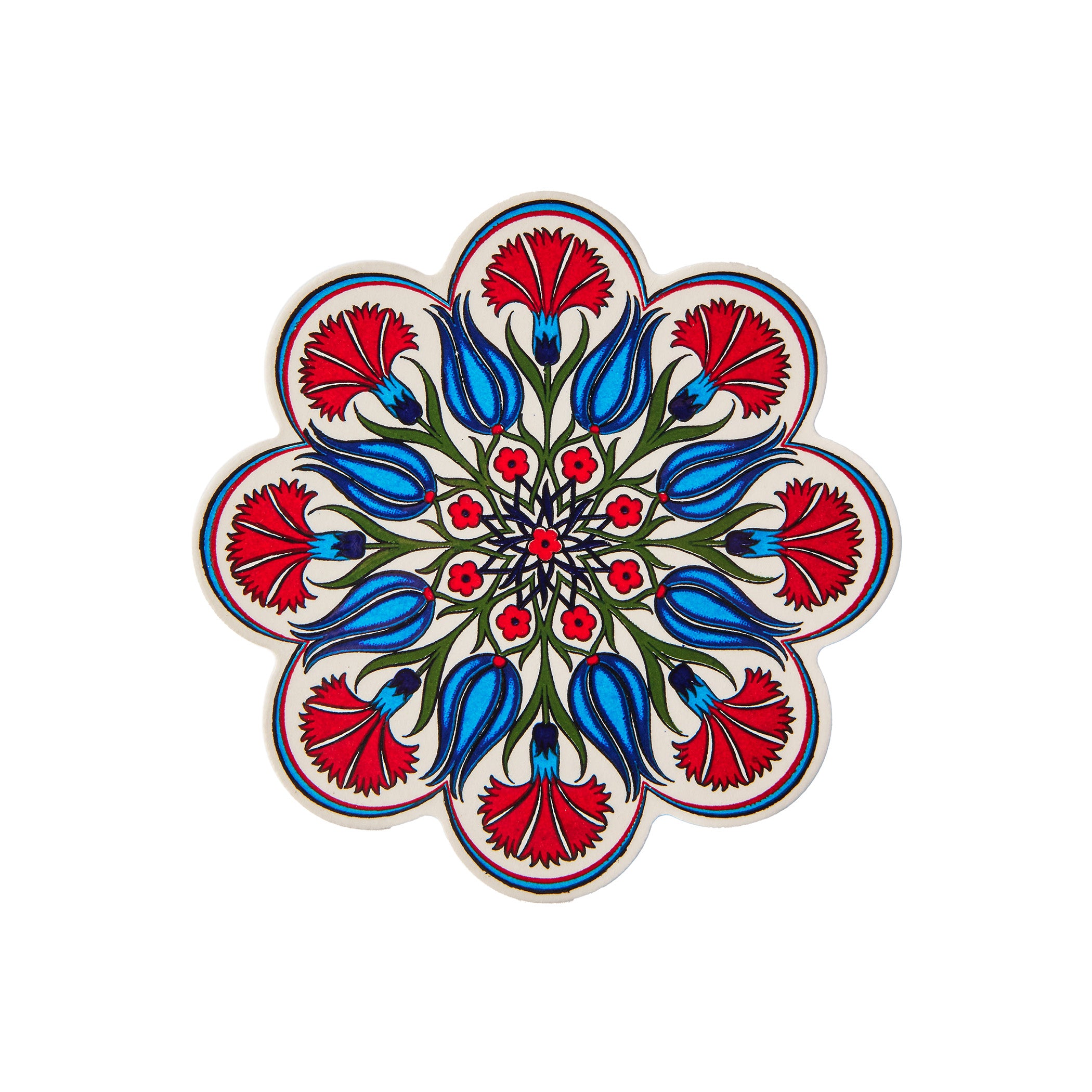 Red Green Blue Turkish Trivet