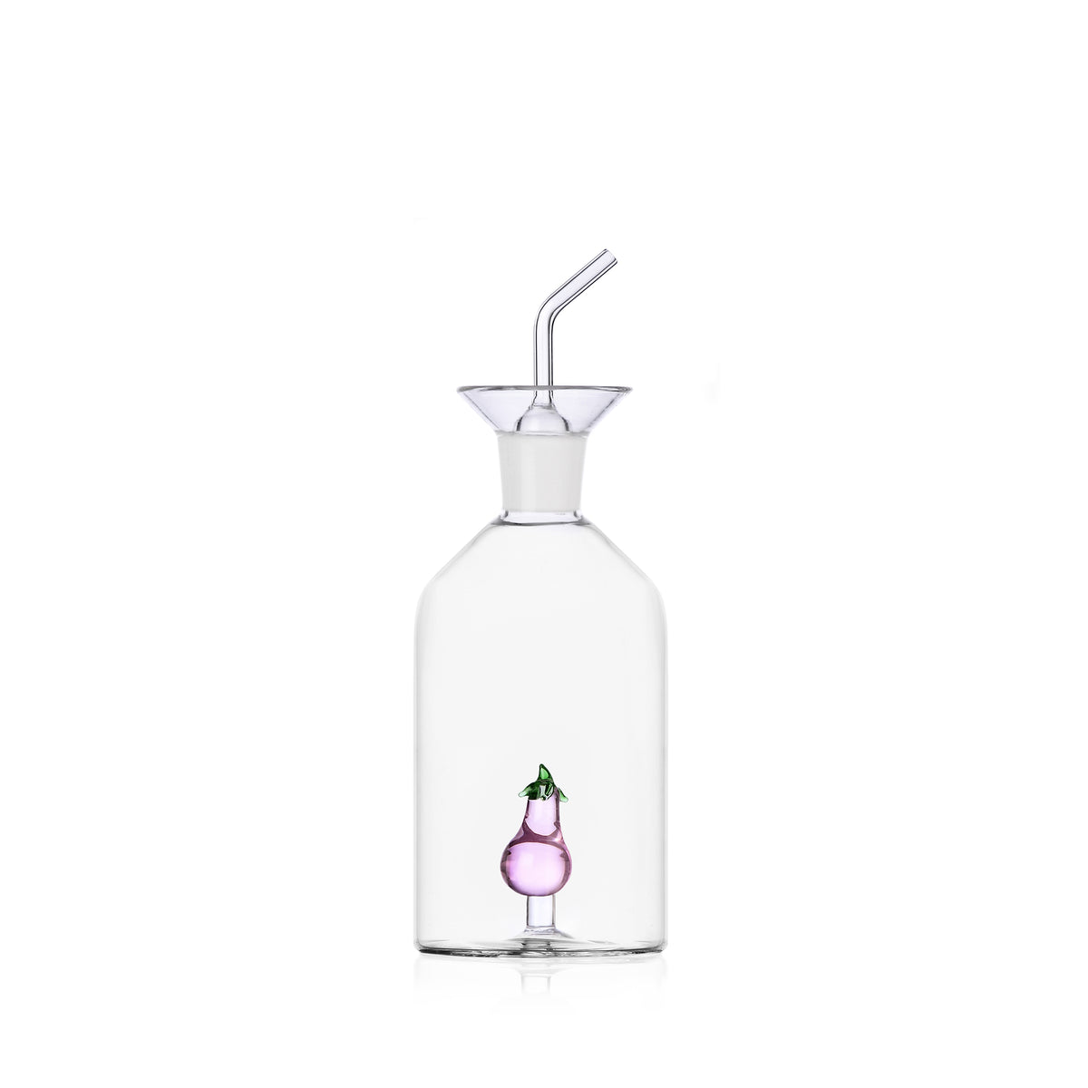 Oil and Vinegar Pourer with Eggplant Inside