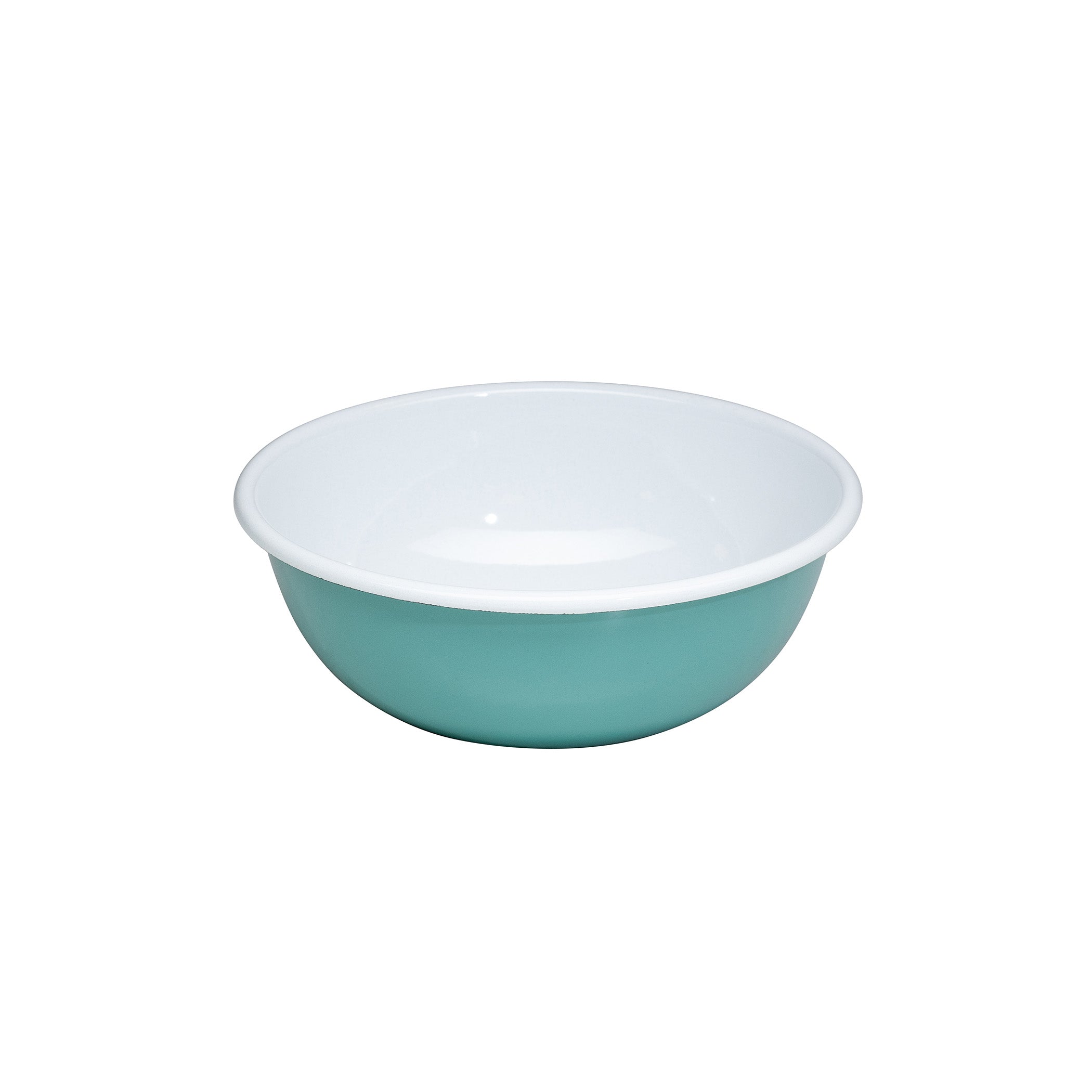 Enamel Prep Bowl 18cm Medium Green