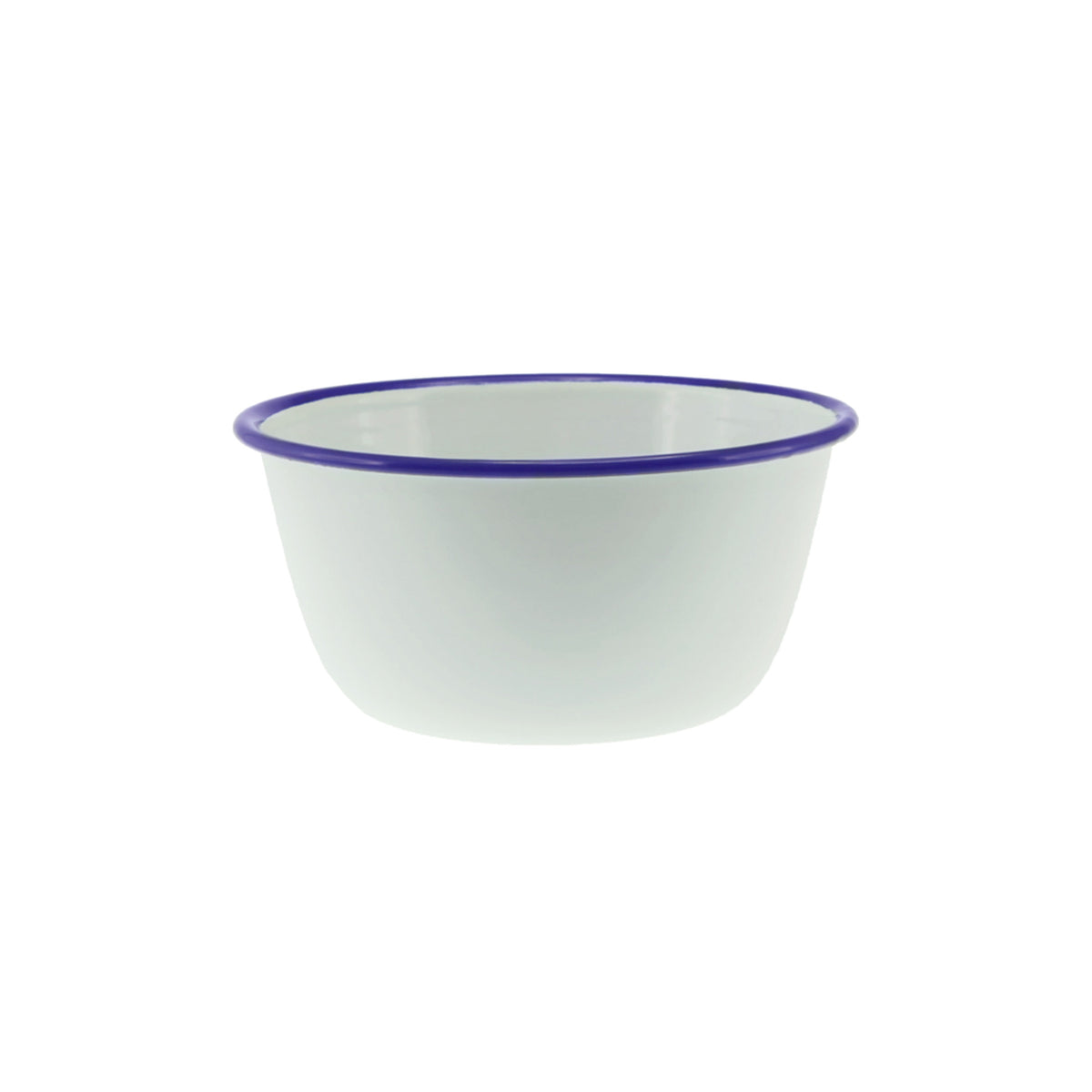 Enamel Pudding Basin 16cm White