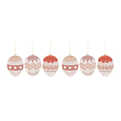 Hanging Tree Ornament, Easter Egg (6 Pack)