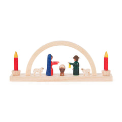 Candle Arch, Miniature Nativity