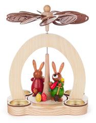 Pyramid, Green and Red Bunnies for Tealights