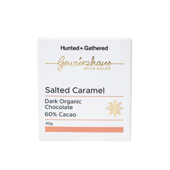 Salted Caramel 60% Dark Organic Chocolate 45g