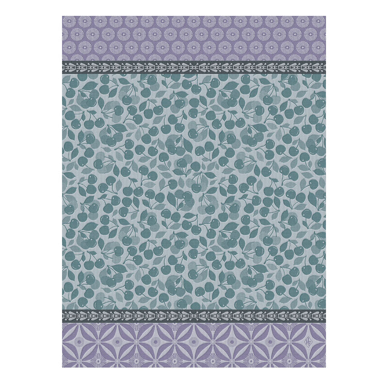 Cerises Tea Towel Blue