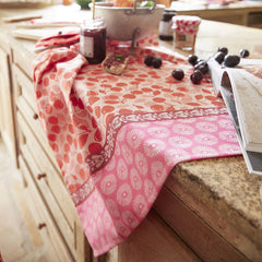 Cerises Tea Towel Red