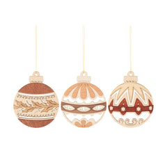 Hanging Tree Ornament, Baubles (6 Pack)